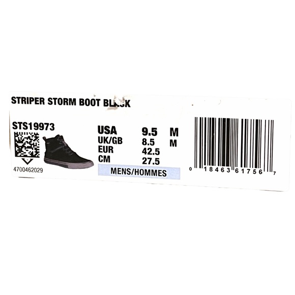 Sperry striper storm boots size 9.5 black - Picture 7 of 7